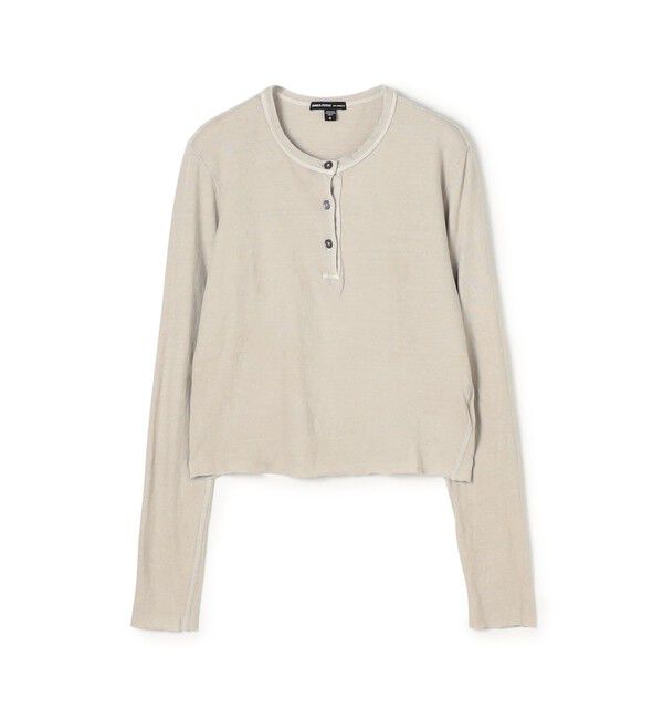 JAMES PERSE「スラブジャージー ヘンリーネックプルオーバー WJD3160」|Tシャツ・カットソー|15 ライトグレー