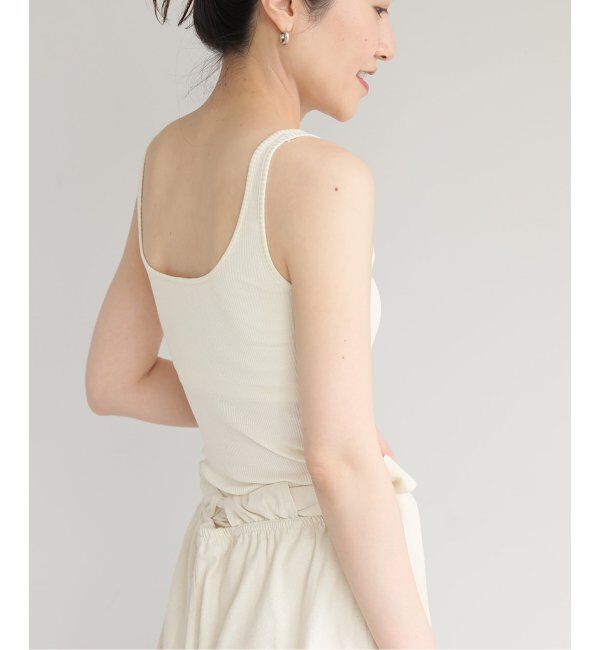 EMILYWEEK「シルクテレコリブブラタンクトップ」|インナー|