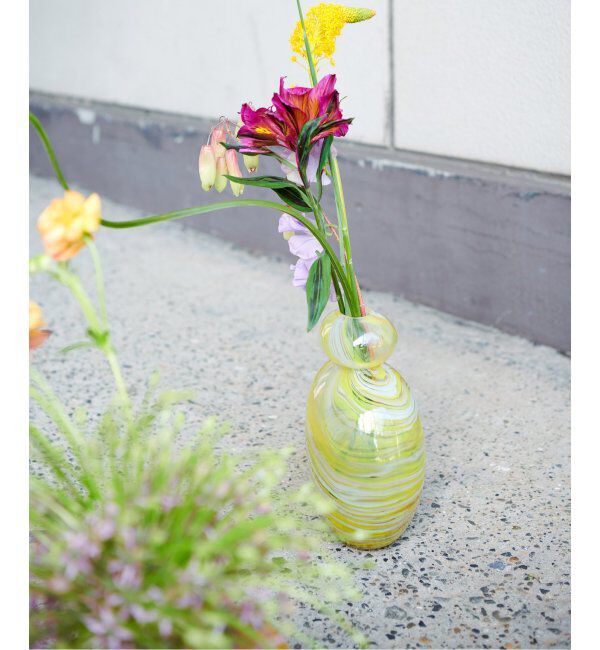 journal standard Furniture「FLOWER VASE 2 MARBLE 花器　花瓶　フラワーベース」|その他|
