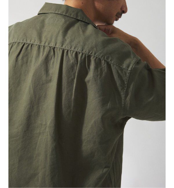 JOURNAL STANDARD relume「ヨーロピアンフラックス ガーメントダイ オープンカラーシャツ」|シャツ・ブラウス|