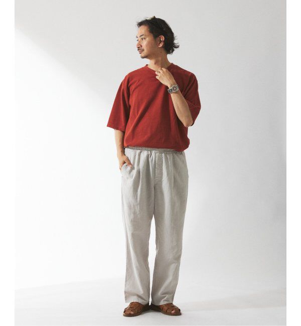 JOURNAL STANDARD relume「ヨーロピアンフラックス ガーメントダイ スクエアイージーパンツ」|その他|