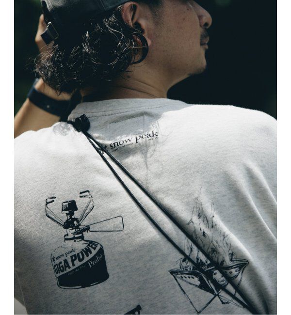 JOURNAL STANDARD relume「SNOW PEAK / スノーピーク 別注 &rdquo;GEAR&rdquo; プリントTシャツ」|Tシャツ・カットソー|