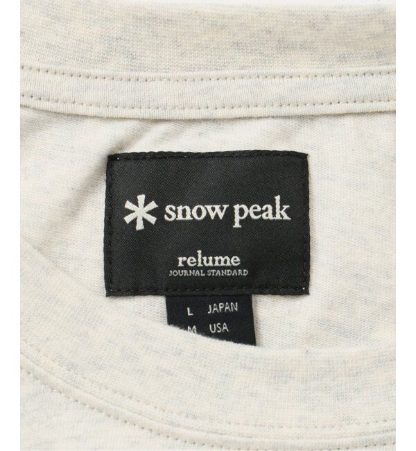 JOURNAL STANDARD relume「SNOW PEAK / スノーピーク 別注 &rdquo;GEAR&rdquo; プリントTシャツ」|Tシャツ・カットソー|