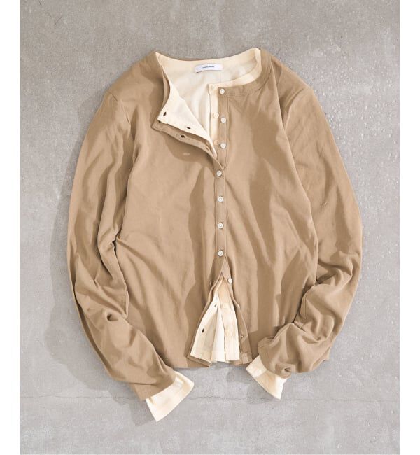 JOURNAL STANDARD「シアーコットンクルーネックカーディガン」|カーディガン|