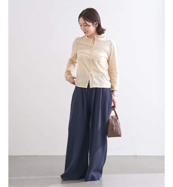 JOURNAL STANDARD「シアーコットンクルーネックカーディガン」|カーディガン|