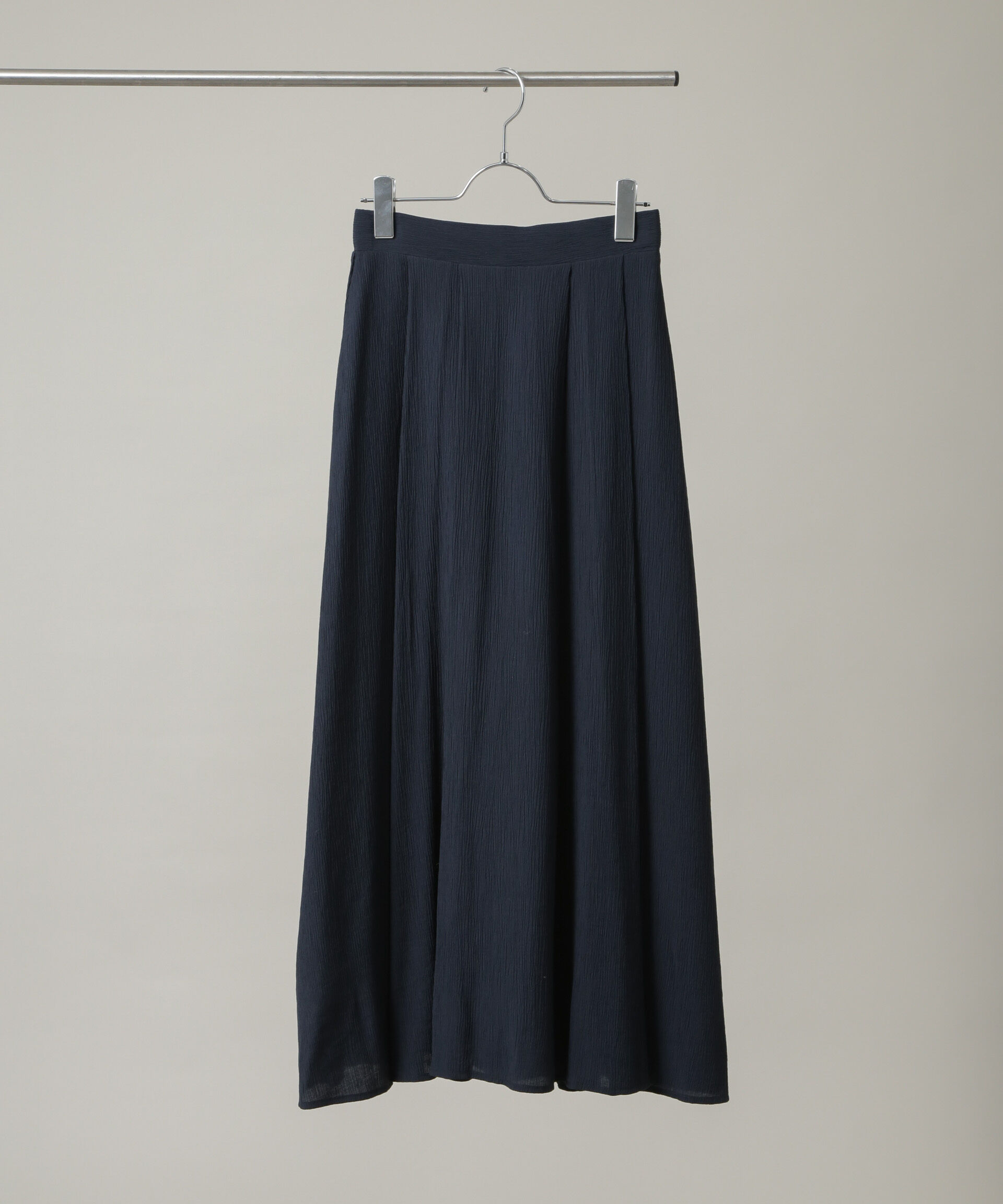 nano･universe「楊柳タックフレアスカート」|スカート|