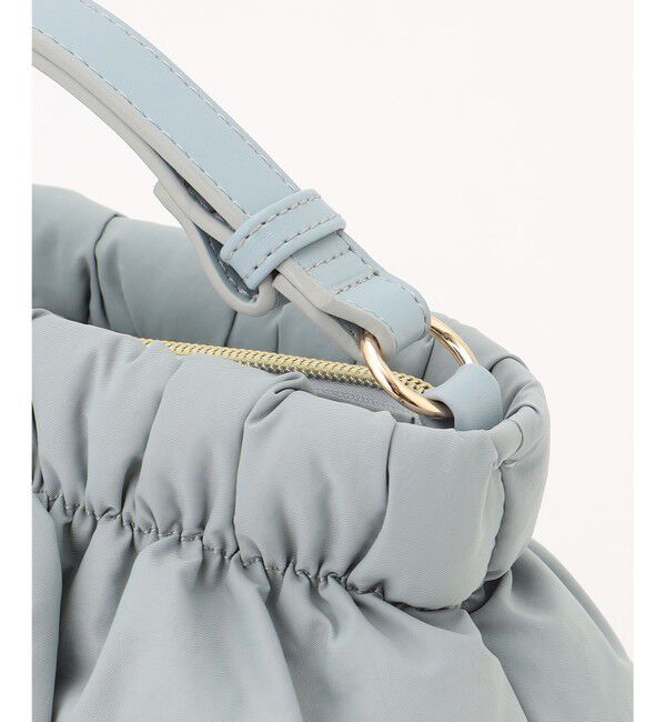 組曲「【弱撥水・軽量】2WAYギャザーハンド バッグ」|ショルダー・メッセンジャー|