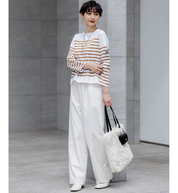 23区「【洗える】Armor-lux パネルボーダー 長袖Tシャツ」|Tシャツ・カットソー|