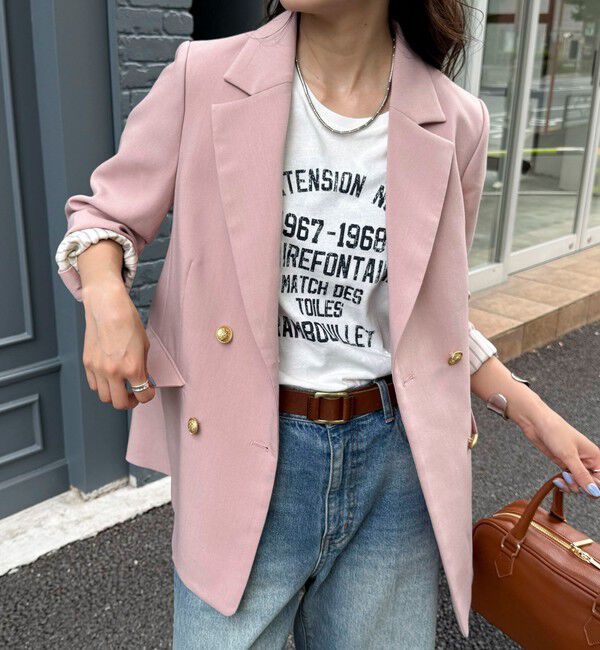 fredy emue「ダブルブレストジャケット」|テーラードジャケット|