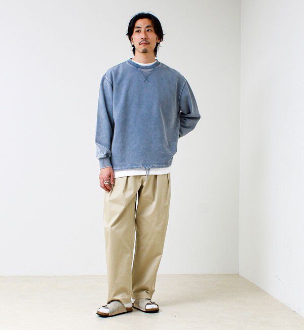 GLOSTER「カラフルスノーパウダー 裏毛プルオーバースウェット」|スウェット・ジャージ|