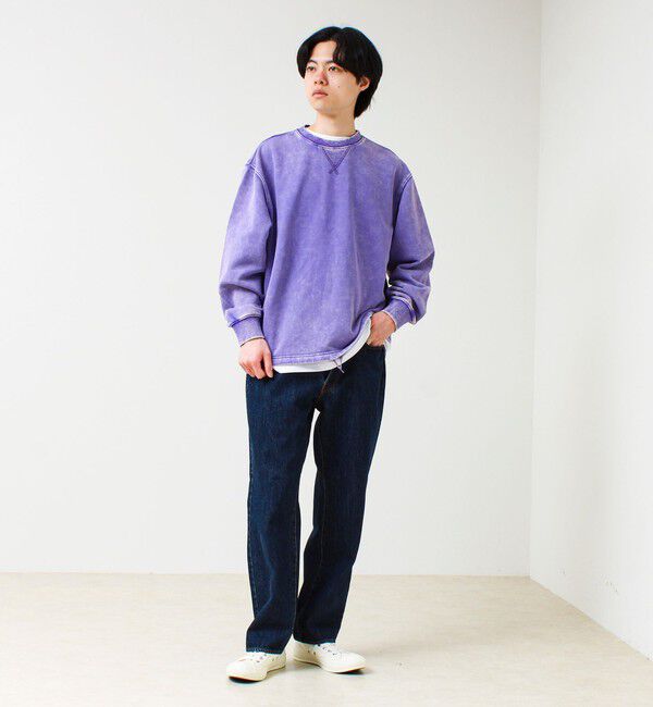 GLOSTER「カラフルスノーパウダー 裏毛プルオーバースウェット」|スウェット・ジャージ|