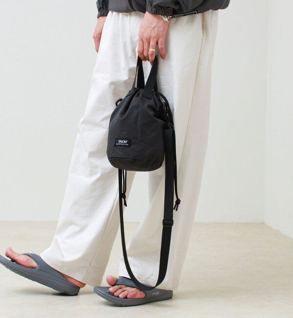 GLOSTER「【TAION / タイオン】MOUNTAIN BUCKET BAG」|ショルダー・メッセンジャー|ブラック