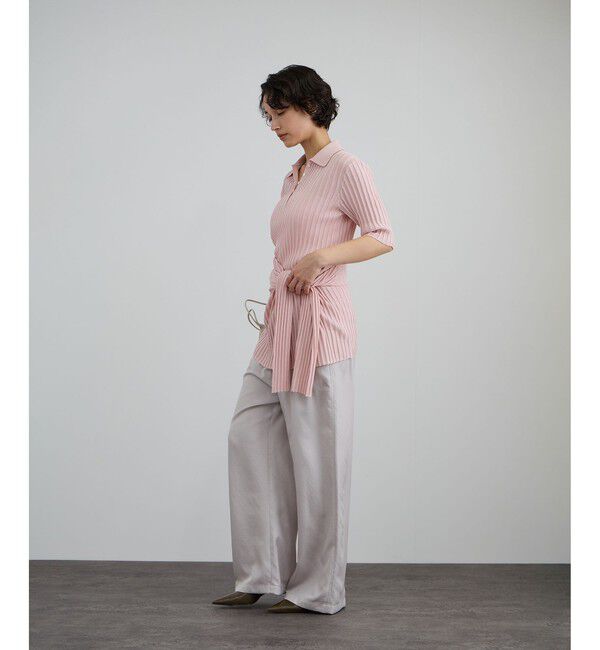 SALON adam et rope'「ワイドリブスキッパーポロシャツ」|ポロシャツ|