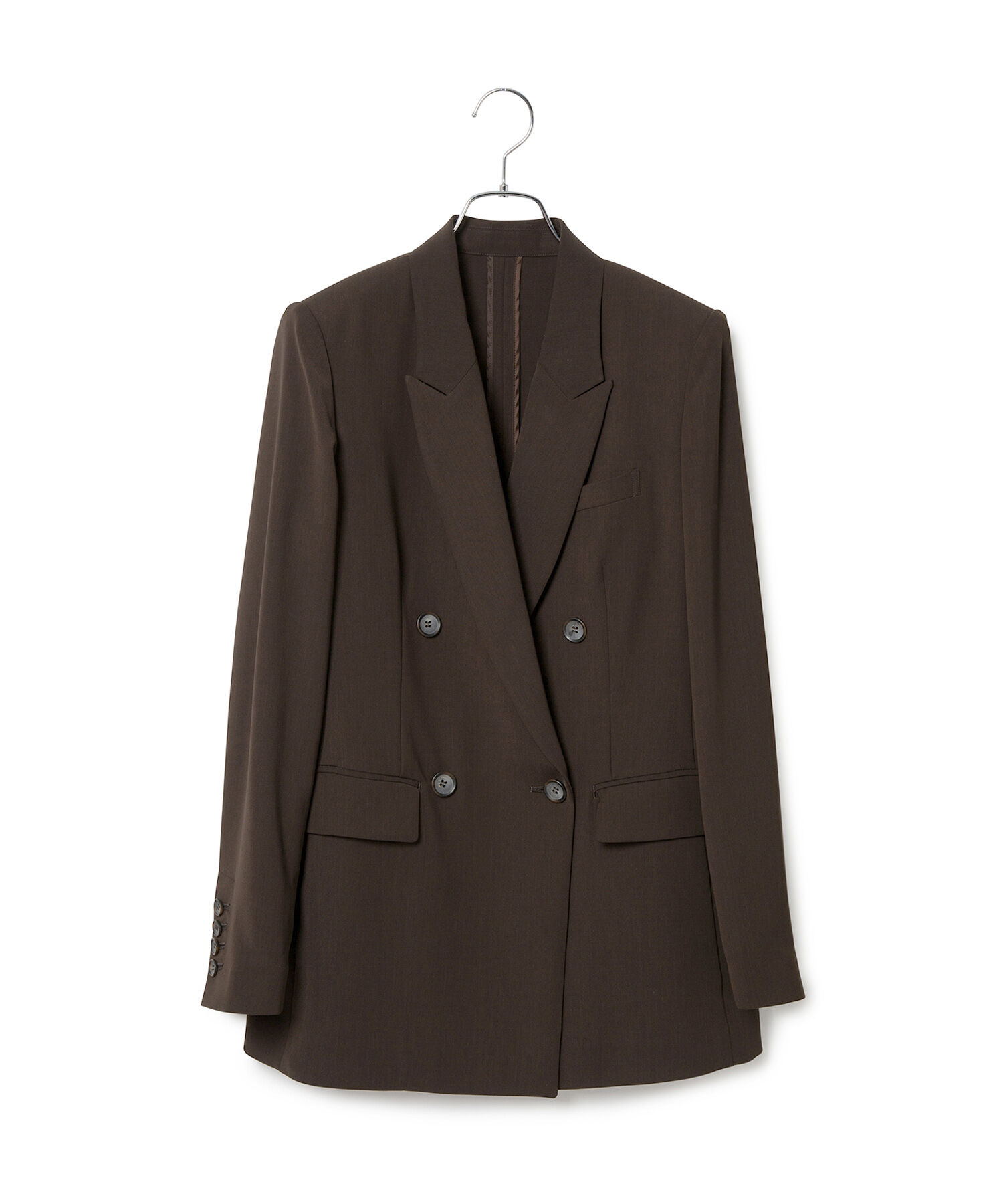 ROPE「ポリエステルツイルダブルジャケット/セットアップ対応【メディア掲載】」|テーラードジャケット|