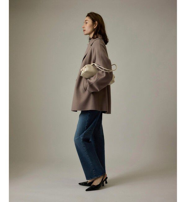 ROPE「ラムウールリバーミドルコート【Sサイズフェア対象】」|ピーコート|