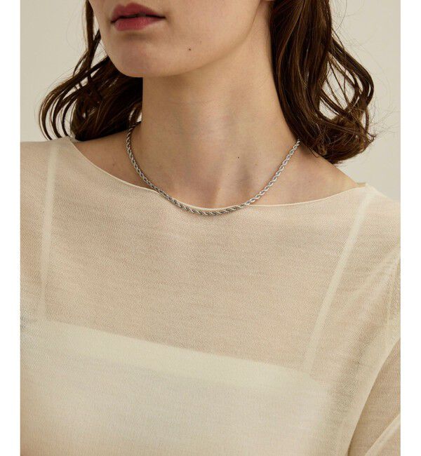 ROPE「【COFIL（コフィル）】シアーボートネックカットソー」|カーディガン|