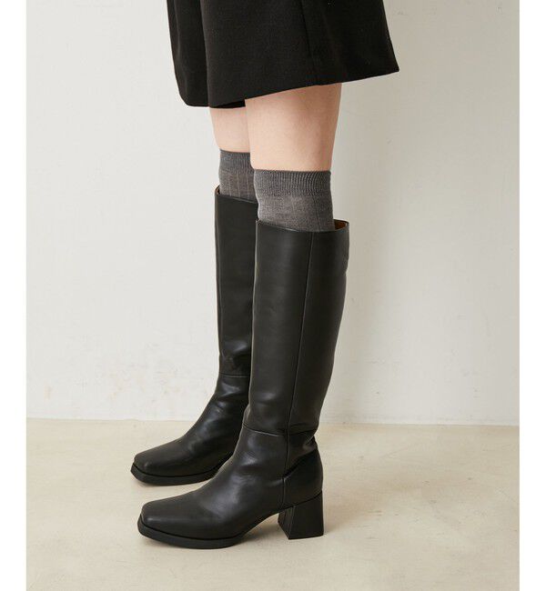 VIS「リブニットニーハイソックス」|ソックス|