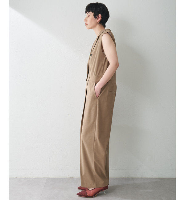  「【THE PAUSE】テーラーカラーノースリーブジャンプスーツ」|ワンピース|