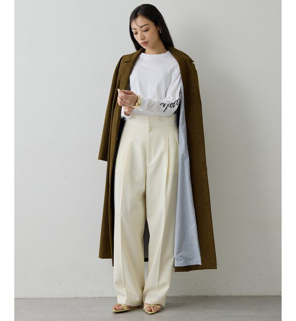  「スリーブロゴロングTシャツ」|Tシャツ・カットソー|