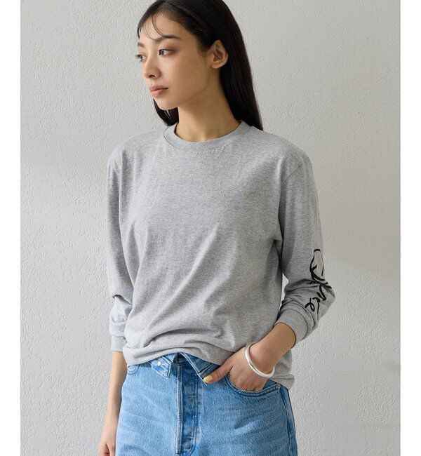  「スリーブロゴロングTシャツ」|Tシャツ・カットソー|