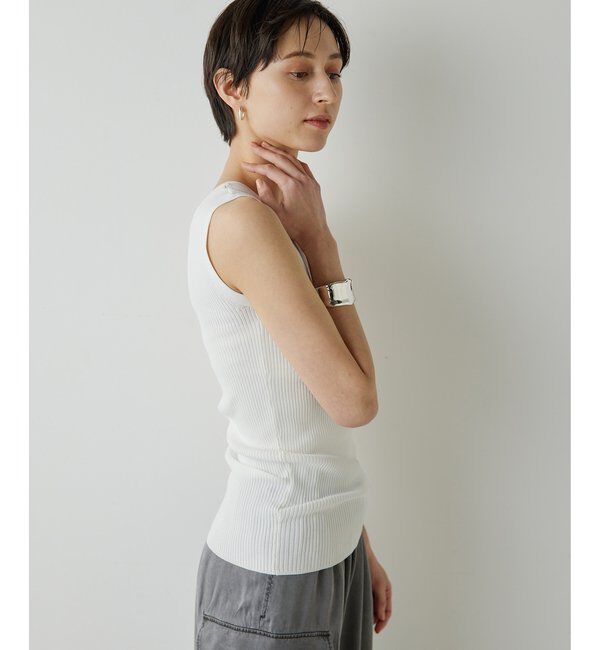  「【Drawing Numbers】リブニットタンク」|ニット・セーター|