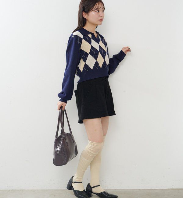  「【新色追加】2WAYハイソックス」|ソックス|