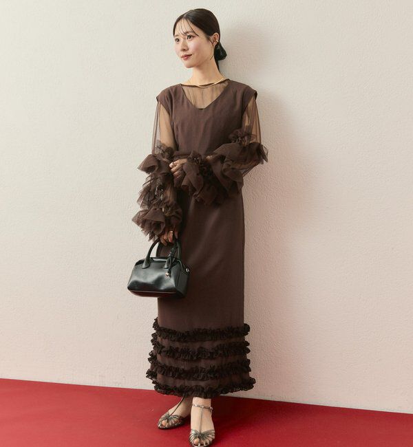  「【@____ri__125企画】ティアードフリルドレスSET」|ワンピース|