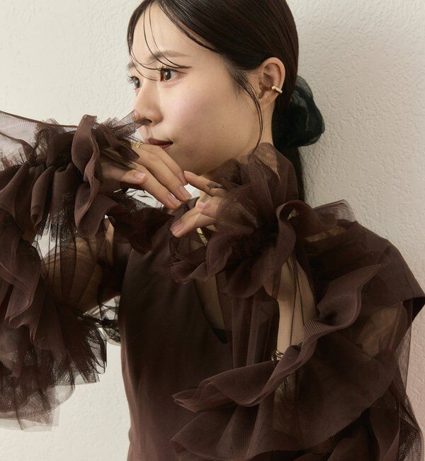  「【@____ri__125企画】ティアードフリルドレスSET」|ワンピース|