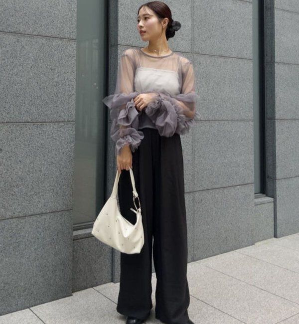  「【@____ri__125企画】ティアードフリルドレスSET」|ワンピース|