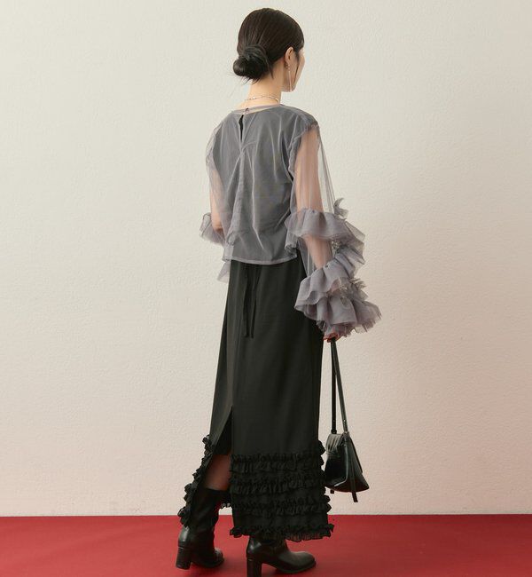  「【@____ri__125企画】ティアードフリルドレスSET」|ワンピース|