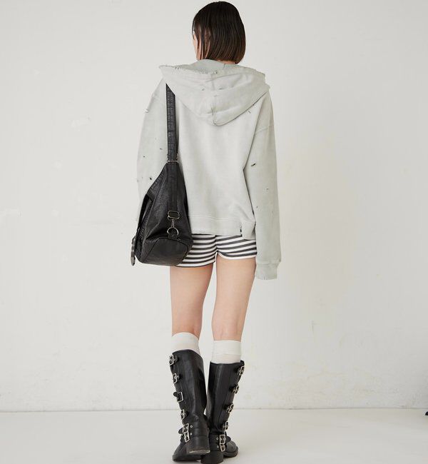  「【FromVintage】ダメージパーカー」|パーカー|