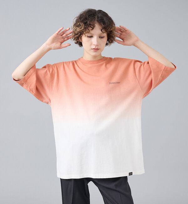 ABAHOUSE「【PENDLETON/ペンドルトン】グラデーション ダイバックプリント Tシャツ」|Tシャツ・カットソー|