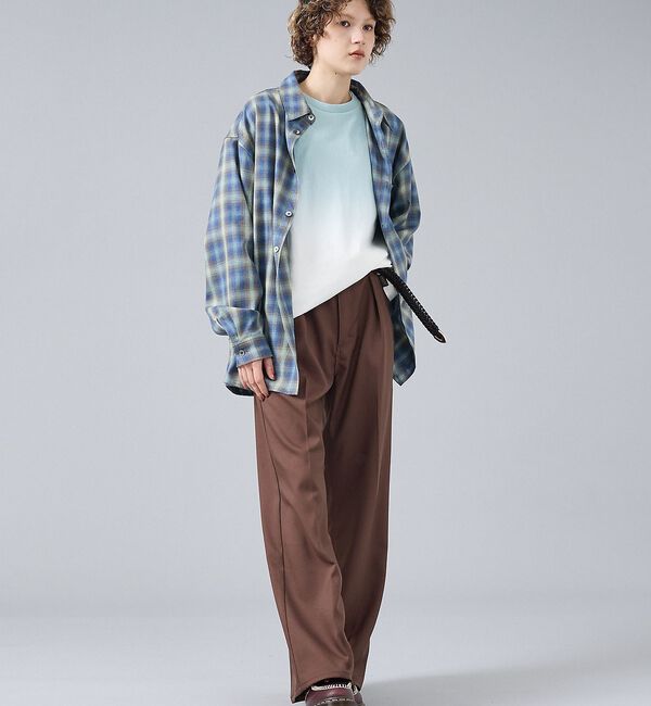 ABAHOUSE「【PENDLETON/ペンドルトン】グラデーション ダイバックプリント Tシャツ」|Tシャツ・カットソー|