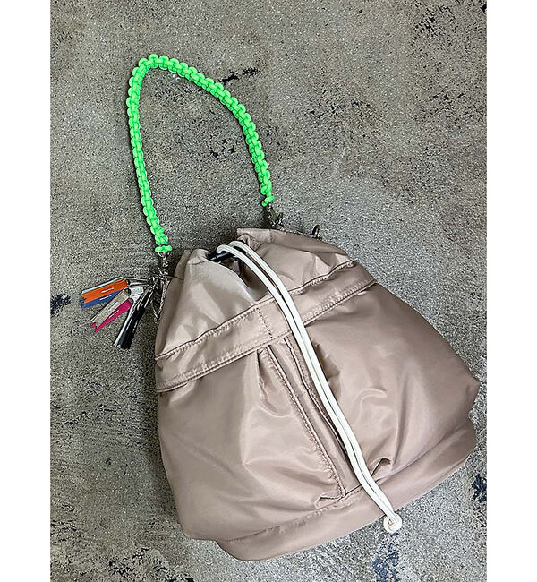 Rouge vif「【cheek / チーク】kinchaku code 2 way tote /」|トートバッグ|ベージュ