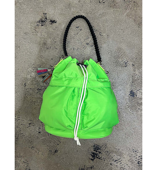 Rouge vif「【cheek / チーク】kinchaku code 2 way tote /」|トートバッグ|グリーン