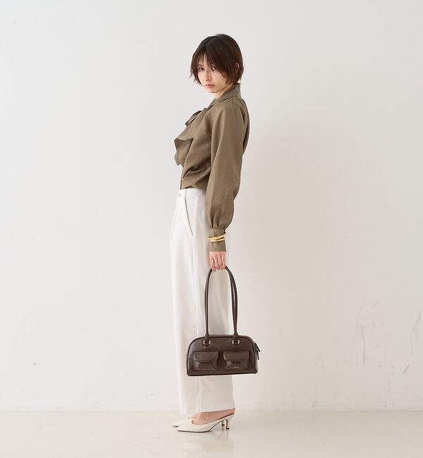 Rouge vif「【一部店舗限定】袖ボリュームボウタイブラウス」|シャツ・ブラウス|