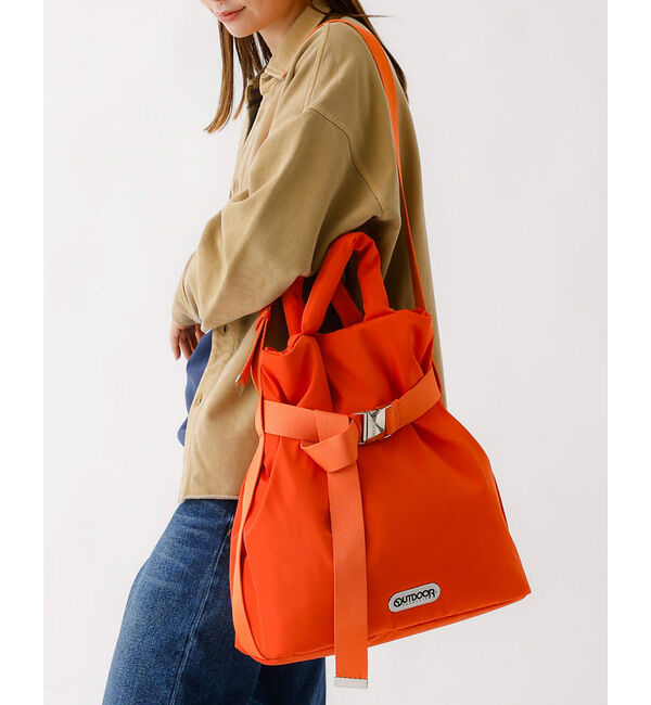 Rouge vif「【OUTDOOR PRODUCTS / アウトドアプロダクツ】2wayTote」|ショルダー・メッセンジャー|オレンジ