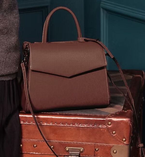 Rouge vif「【mica della valle/ミカ デラ ヴァッレ】Sibilla ショル」|ショルダー・メッセンジャー|ブラウン