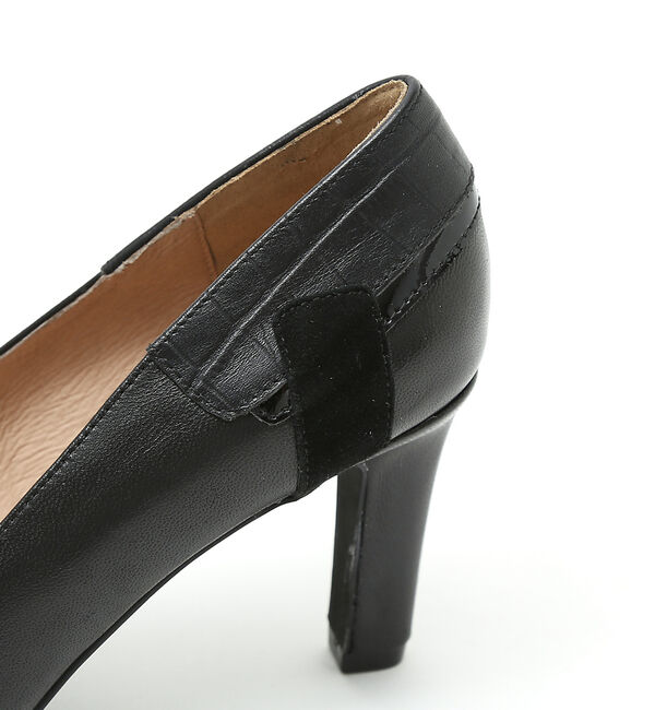 AU BANNISTER「ポインテッドパッチワーク8cmヒールパンプス」|パンプス|