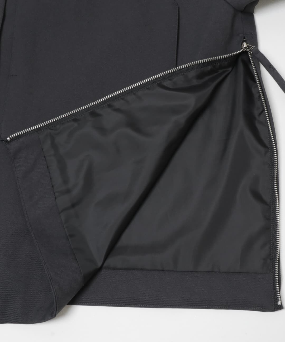  「ポケットディティールジャケット」|ノーカラーコート|