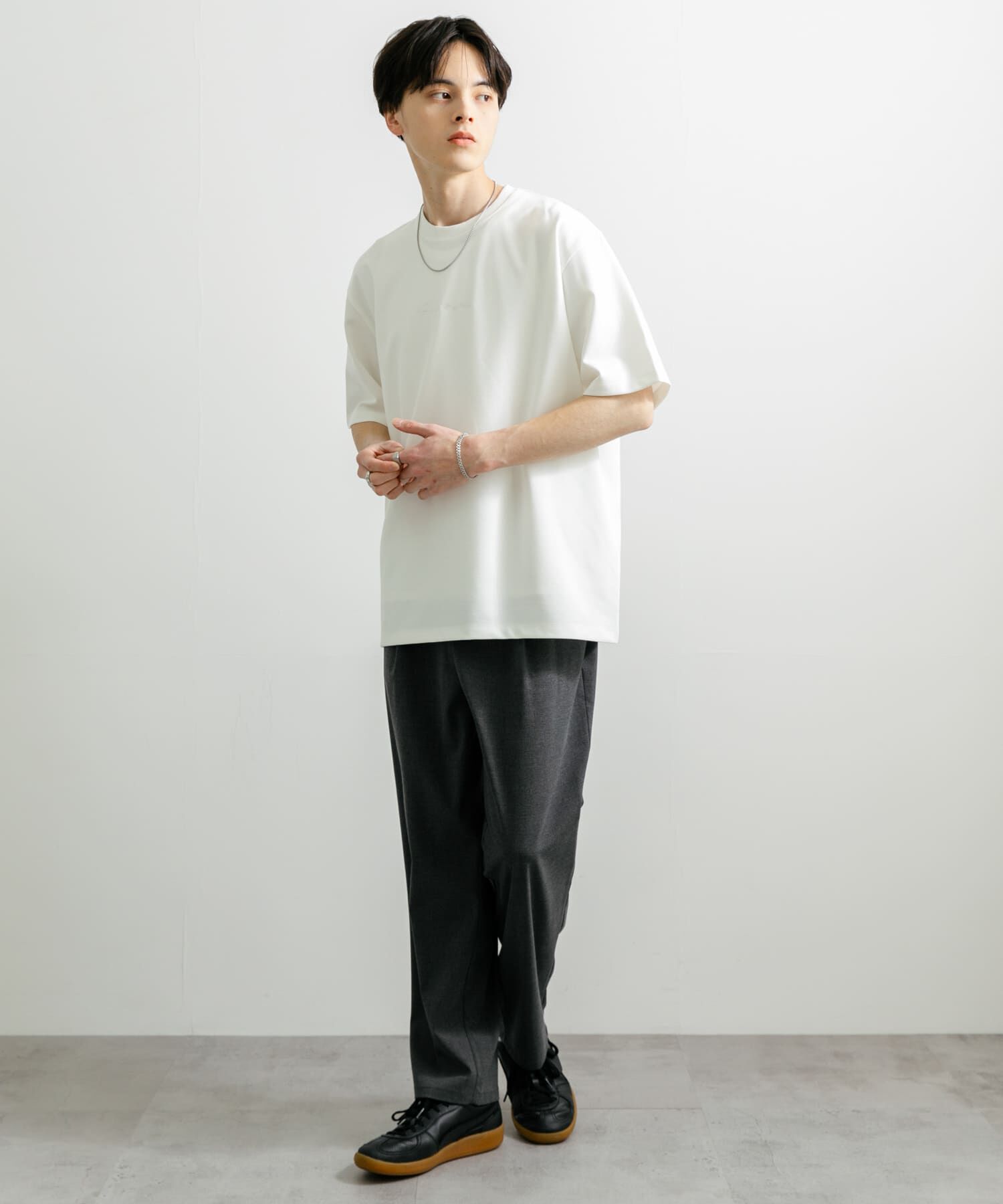 SENSE OF PLACE by URBAN RESEARCH「『ユニセックス』シシュウポンチショートスリーブTシャツ」|Tシャツ・カットソー|