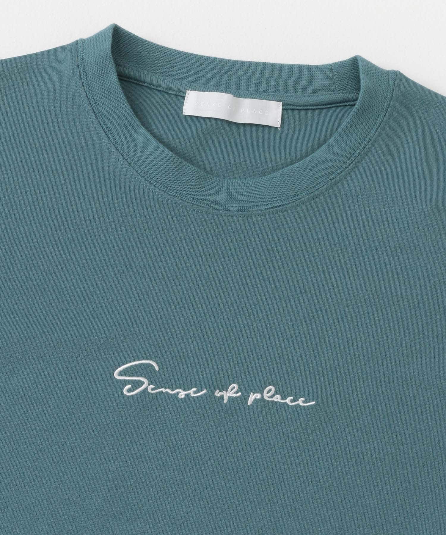 SENSE OF PLACE by URBAN RESEARCH「『ユニセックス』シシュウポンチショートスリーブTシャツ」|Tシャツ・カットソー|