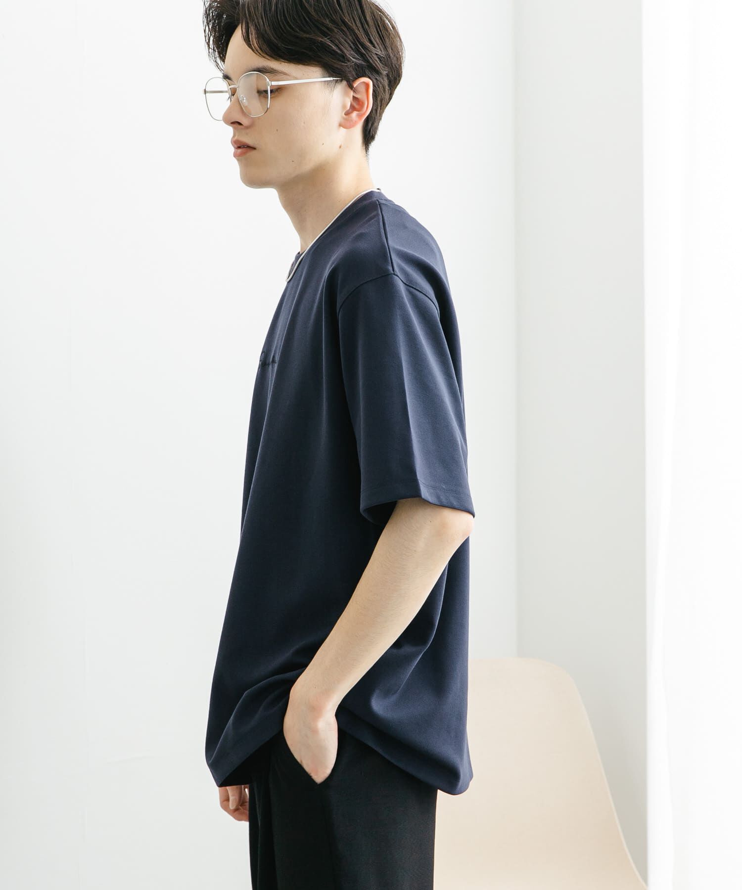 SENSE OF PLACE by URBAN RESEARCH「『ユニセックス』シシュウポンチショートスリーブTシャツ」|Tシャツ・カットソー|