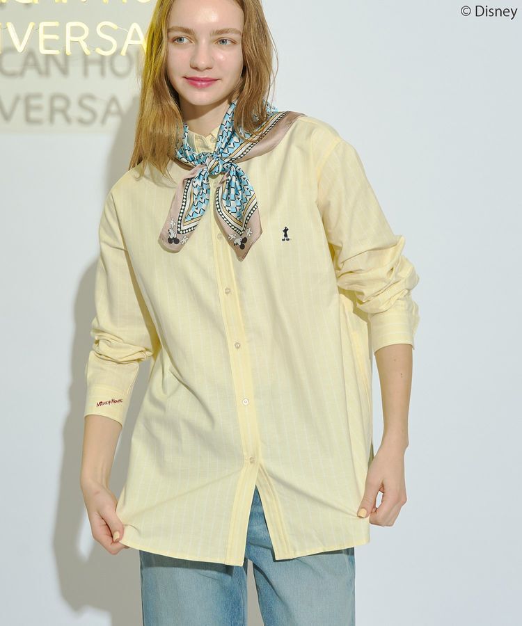 AMERICAN HOLIC「【Mickey&Friends】ボタンダウンシャツ」|シャツ・ブラウス|Yellow