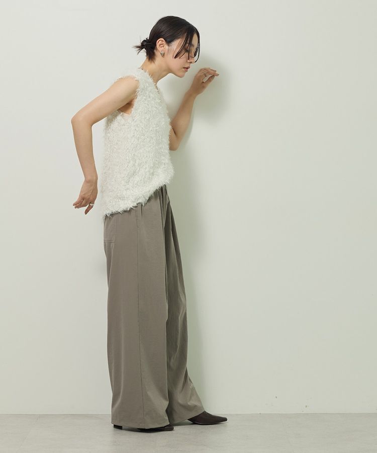 Green Parks「フェザーヤーンニットベスト」|ベスト・ジレ|