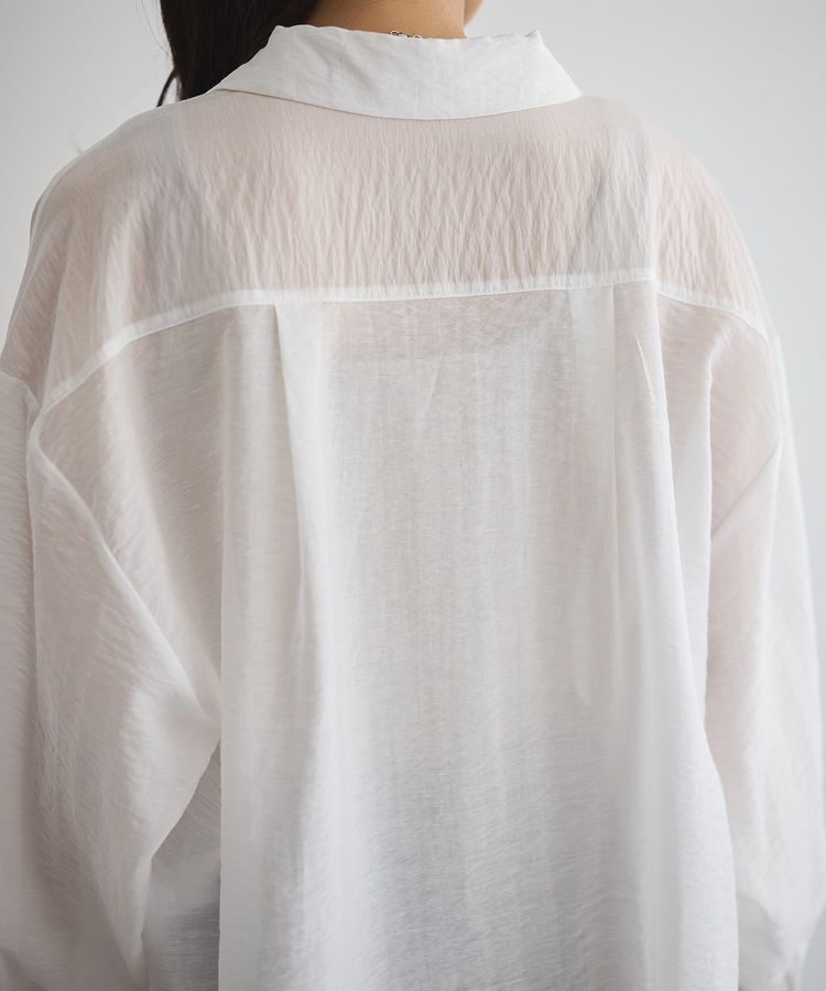 GARAGE OF GOOD CLOTHING「シアーBigシルエットシャツ」|シャツ・ブラウス|