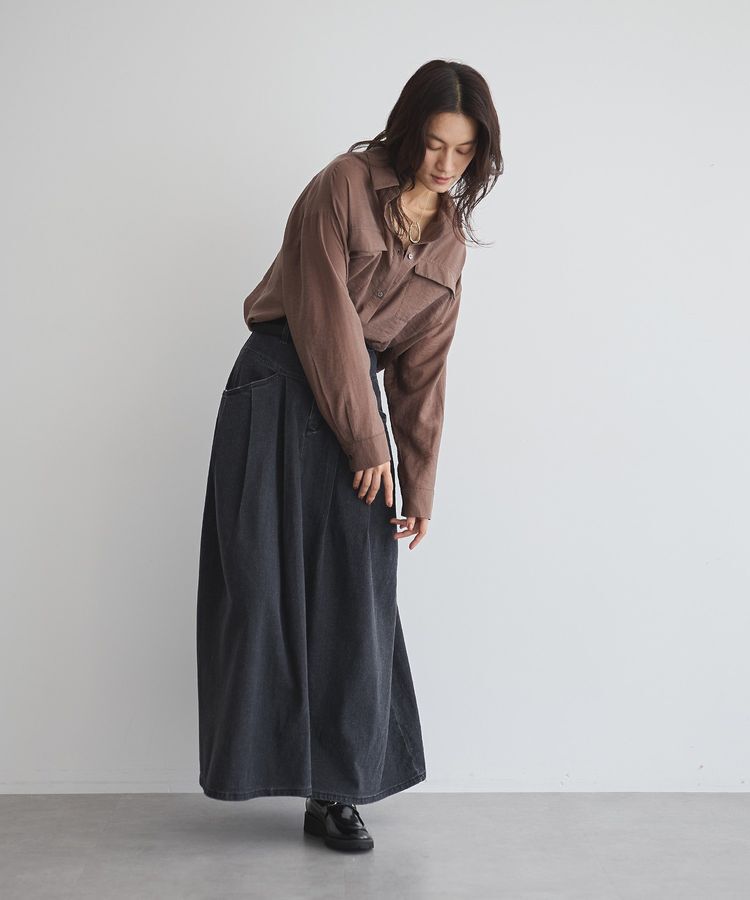 GARAGE OF GOOD CLOTHING「シアーBigシルエットシャツ」|シャツ・ブラウス|