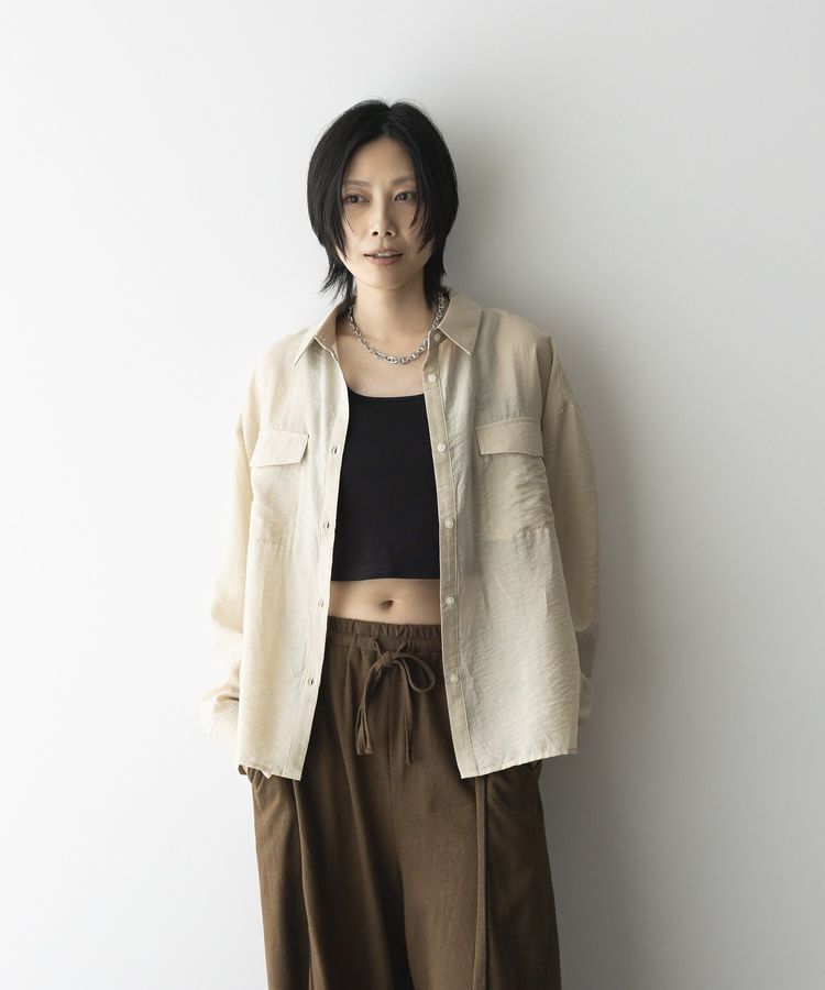 GARAGE OF GOOD CLOTHING「シアーBigシルエットシャツ」|シャツ・ブラウス|