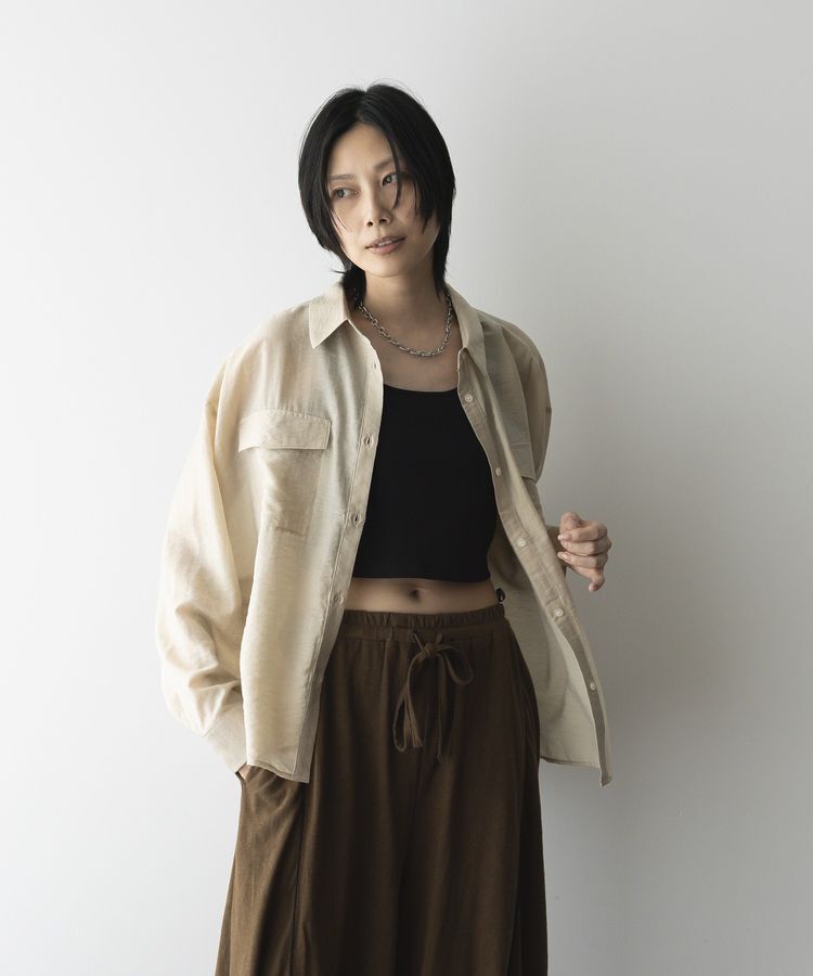 GARAGE OF GOOD CLOTHING「シアーBigシルエットシャツ」|シャツ・ブラウス|
