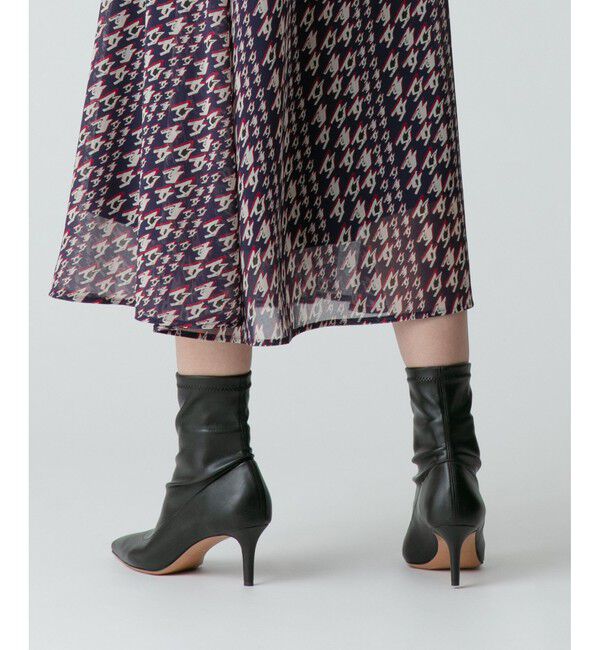 allureville「【FABIO RUSCONI per allureville】ストレッチショートブーツ」|ロングブーツ|